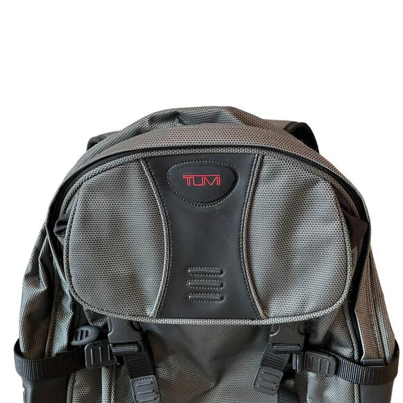 Tumi Laptop Backpack Gray Black Unisex - Picture 3 of 11